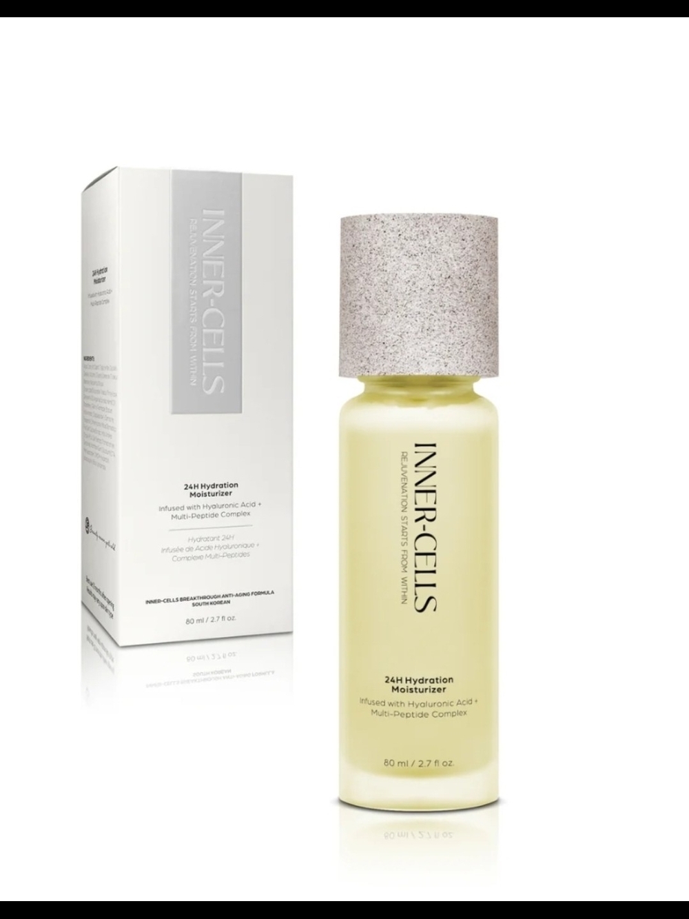 24H Hydration Moisturizer Infused with Hyaluronic Acid + Multi-Peptide Complex